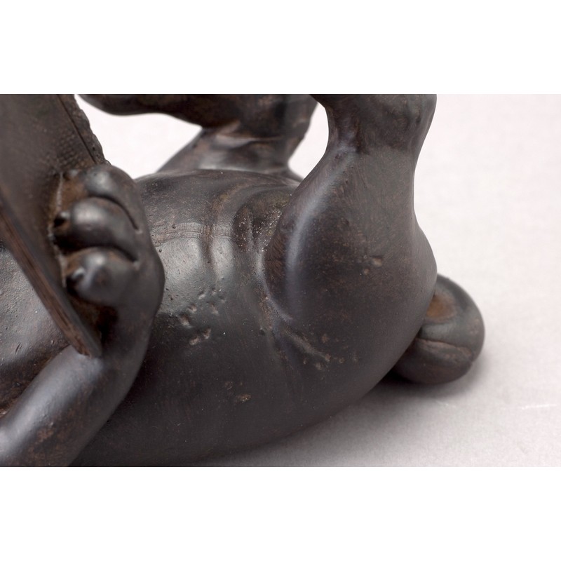Toyo Stone Creation Animal Ornament Reading Dog 11030
