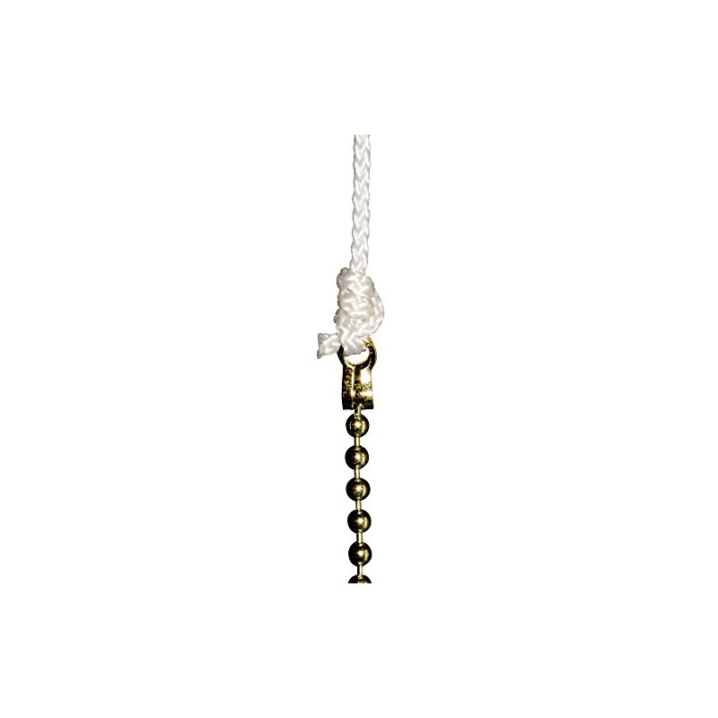 Bathroom Light Pull Chain – Polished Brass and Acrylic Crystal