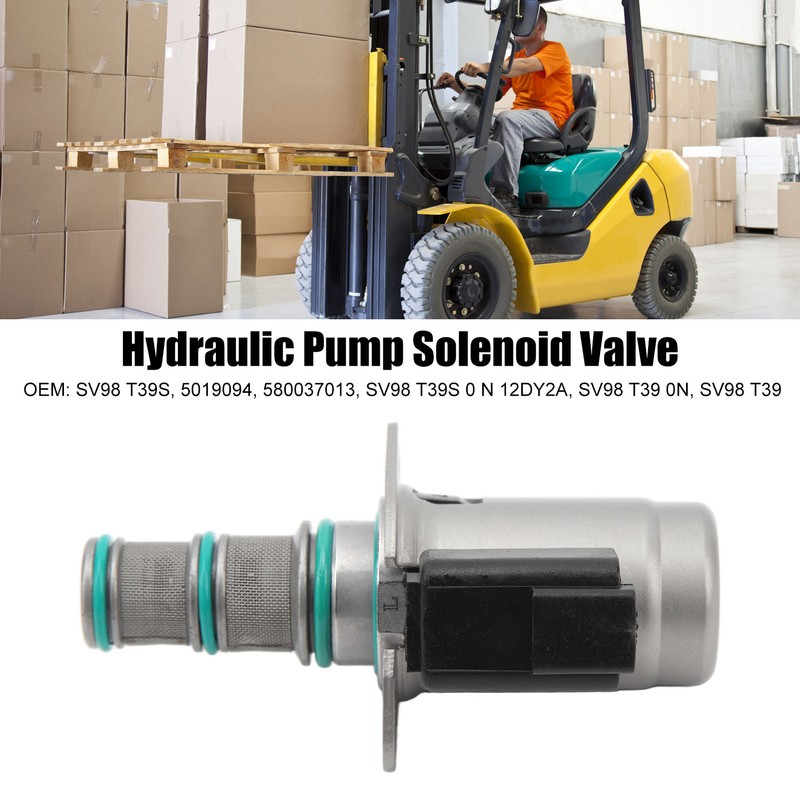Hydraulic Pump Solenoid Valve 580037013 Square Plug Replacement For Caterpillar