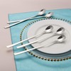 IMEEA Long Spoon, Bar Spoon, 18-8 Stainless Steel, Parfait Spoon,