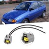 EVGATSAUTO Thermostat Replacement Parts Plug Wiring Harness of Coolant Temperature