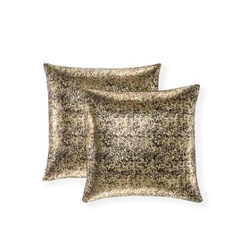 Xinrjojo - Funda de almohada decorativa de lino y algodón de color sólido, funda de cojín para sofá-cama, 2 unidades, 45.7 x 45.7 cm.