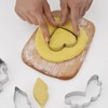 8PCS Heart Shaped Cookie Cutter Set Valentines Cookie Mold Variety
