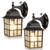 Dusk to Dawn Outdoor Wall Light Fixture, Waterproof Exterior Wall