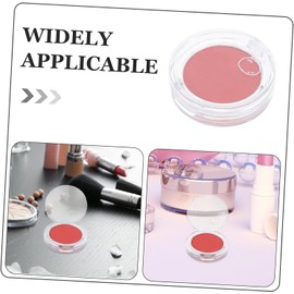 jojofuny Rubor Portátil para Dama 1 Unidad Tono Rojo Mate Compacto Maquillaje Facial Natural para Uso Diario