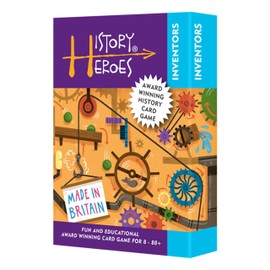 History Heroes: INVENTORS - STEM Quiz Card Game for Kids, Adults, Game Night- Family Friendly Party Game About Inventors & Science- Fun & Educational Conversation Game