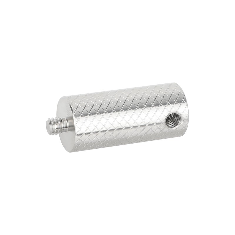 CAMVATE 1/4"-20 Male to M8 Female Extension Pole Adapter（Stainless Steel）-3692