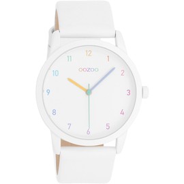 Oozoo - Timepieces Women's Watch | Women's Watch with Leather Strap | Modern Watch for Women | Elegant Analogue Women's Watch in Round (38 mm Case), Oozoo Timepieces - C11059 - Unisex, Strap.