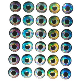 Brule 3-D Hard Epoxy Eyes (Combo2, 8mm)