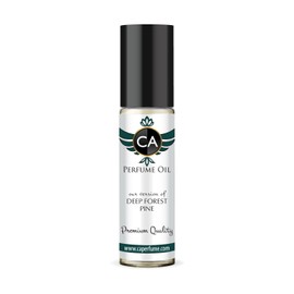 CA Perfume Originals Deep Forest Pine Unisex Fragrance Oil Woody Chypre Scent Long Lasting Perfumes for Women & Men Travel Size TSA Ready Mini Parfum Body Oil Roll-on 0.33 Fl Oz 10ml