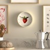Jones Clocks® Fruit wall clock | Small modern round clock