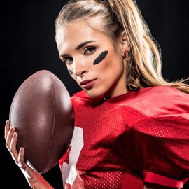 3 Pairs Football Earrings for Women Game Day Earrings Alloy Football Helmet Stud Earrings Fun Team Color Statement Earrings Game Day Team Supports Fan Jewelry Gift, Metal, No Gemstone