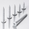 Wensilon(100 pcs)#8×2" Phillips Truss Head Wood Screws White Iron Quick