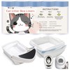 100 Count Cat Litter Box Liners and Bags for Automatic