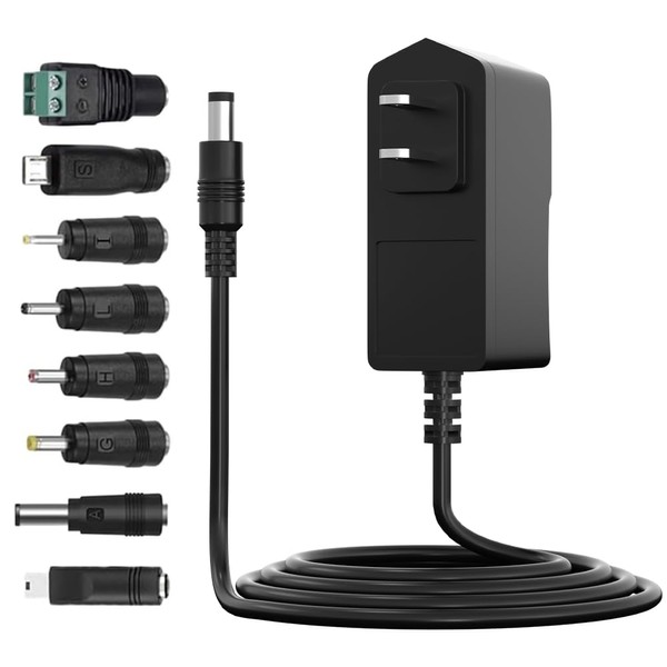 24V 1A Charger Power Supply Universal Replacement Charger Adaptor with