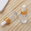 2 Pcs 50ml Clear Eye Dropper Bottles for Essential Oils
