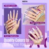 MEFA Purple Gel Nail Polish, 6 Colors Spring Purple Gel