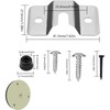 Lohill 2 Sets Dartboard Holder Wall Hanging Bracket Set Screws