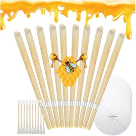 10-Piece Earwax Cleaning Kit 10-Piece Earwax Remover Cleaning Tool Set Double-Headed Ear Spoon with Cotton Swab