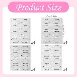 128 Pcs Eyeliner Stencil,Eyeliner Stamp,Eyeshadow Transfer Stickers,Eyeshadow Stencils,Cat Eyeliner Stencils Stickers,Eyeliner Template Sticker,Quick Cat Eye Stencils Makeup Tool for Beginners