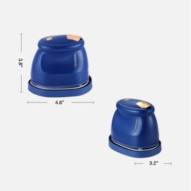 Portable Handheld Steamer, Handheld Garment Iron, Portable Mini Ironing Machine with Steam, 800W 65ml Detachable Water Tank Intelligent Temperature Control Dry Burning-Resistant Protection