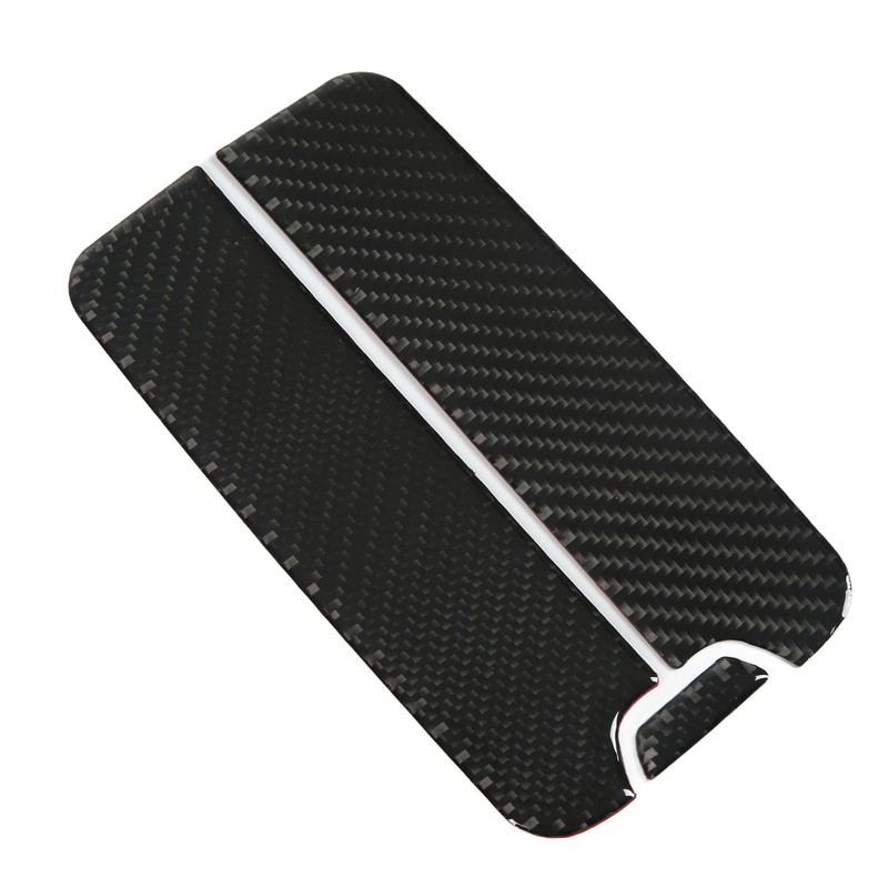 Rear Armrest Box Panel Trim Real Carbon Fiber Decoration Replacement