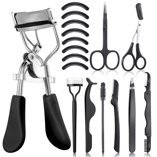 17 Pcs Eyelash Curlers Kit Lash Curler Eyelash Comb Seperator