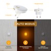 LYRIDZ Amber Night Light Socket with Motion Sensor, Bright Plug-in