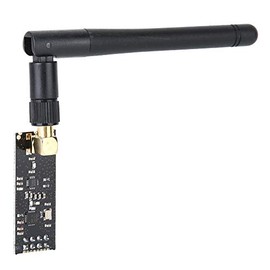 Zerone Módulo Transceptor RF, 2.4G NRF24L01+PA+LNA 1100m Módulo de Comunicación de Transceptor Inalámbrico con Antena SMA