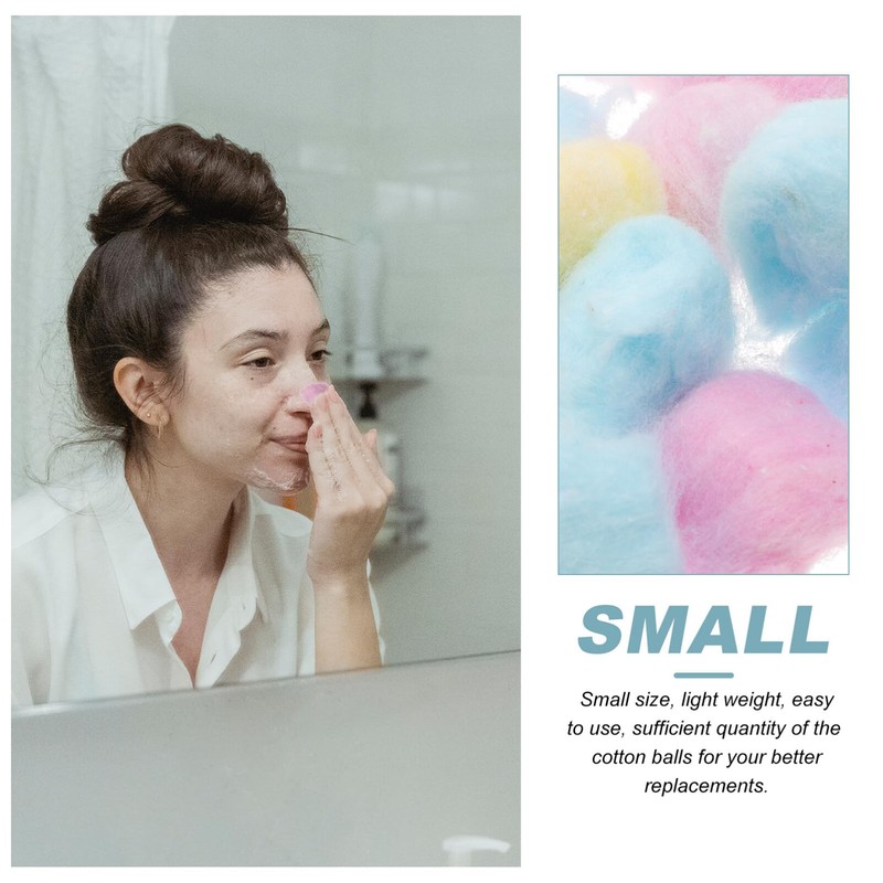 Beavorty 1pack Cotton for Soft Absorbent Face Cleaning Supplies for