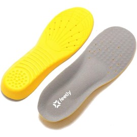 Feetly® Plantillas para Zapato Antifatiga con Soporte para el Arco de Memory Foam – Plantillas Ortopédicas para Fascitis Plantar – Pie Plano –Espólon - Para Tenis - Zapatos de Hombre y Mujer (GRANDE US H: 8-12/M: 10-15)