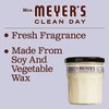 MRS. MEYER’S CLEANDAY Scented Soy Aromatherapy Candle, 35 Hour Burn
