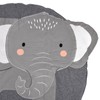 Baby Play Mat Round Cartoon Elephant Pattern Soft Cotton Decoration