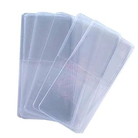Honoson 1000 Pack 2.5 x 2.5 Inch Double Pocket Coin Flips Bulk Unplasticized Coin Sleeves Pocket Holders Clear Vinyl Collection Pouch Holder Protectors for Protecting Dollar Long Term Storage Safety