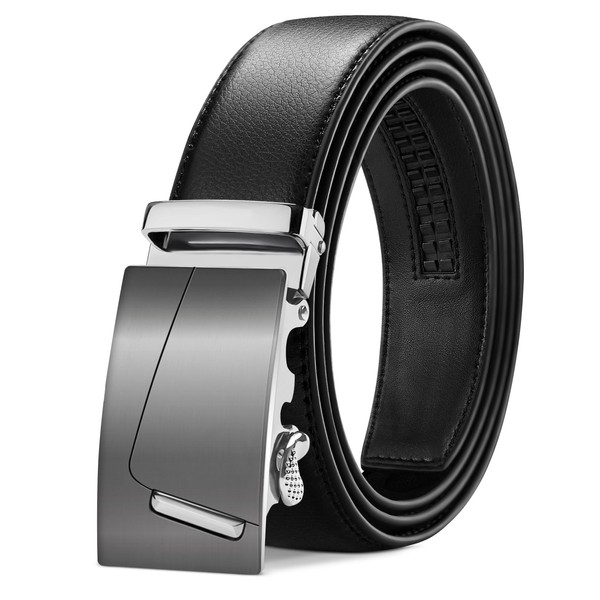 TANGCHAO Belts for Men, Mens Leather Ratchet Belt 1 3/8",