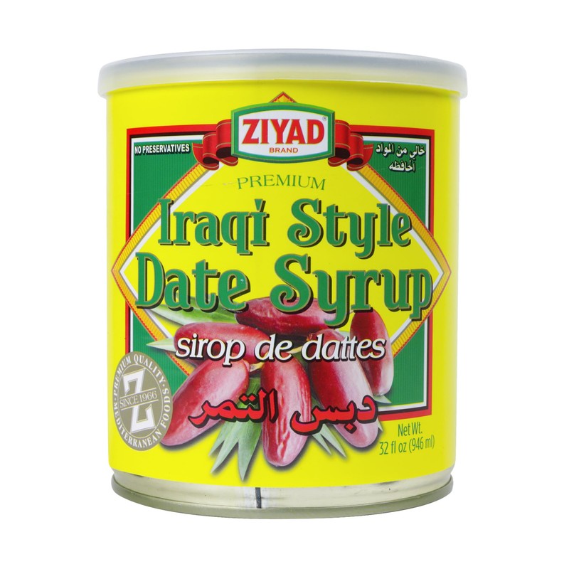 Ziyad Premium Syrup, Iraqi Date, Halal, Shaved Ice, No Fat,