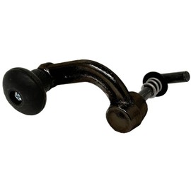 Stove Parts 4 Less Jotul Black Front Door Handle Kit for F100 Nordic & F500 Oslo Wood Stoves: 155461-SPFL