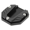 Demeras Motorcycle Side Stand Plate Pad, Universal Fashion Appearance Anodic