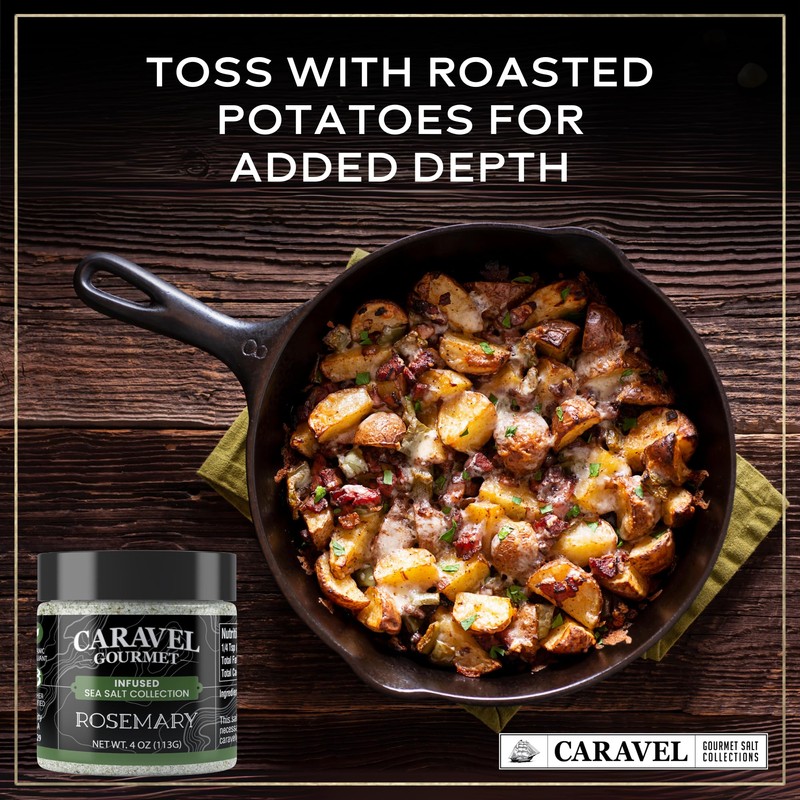 Rosemary Sea Salt - 4 oz Jar