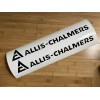 AC Allis Chalmers Decal 18” Long (set Of 2) Black