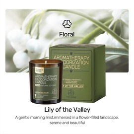 Pet Odor Eliminator Candle, Lily of The Valley Fragrance, Natural Soy Candle with Catnip Essential Oil, Non-Toxic, Pet Friendly & Pet Safe, Pet Lover Gifts, 60-Hour Burn Time, 7 oz