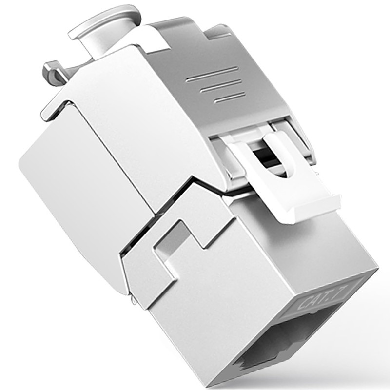 tunghey CAT7 Keystone Jack, RJ45 Keystone Shielded Coupler, Shielded Female