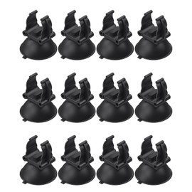 Pawfly Aquarium Heater Suction Cups Aquarium Tube Light Suction Cup Holder 1.7cm Mounting Clips for Aquarium Heating Rod and Underwater Light (Not for Air Hose), Pack of 12