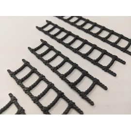 5x Rope Ladders Pack Set | 28mm 1/56 Scale Miniature | RPG Tabletop Figure Landscape Modelling Wargaming Fantasy Diorama Wargames Model Scenery Terrain Scatter Roleplaying 3d Printed Paintable