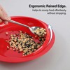 DURASIKO Non-Skid Suction Base Plates & Bowls Set, Adaptive Spill