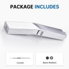 G-Promise All Metal Square 2 Function Handheld Shower Head, with