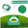 Abaodam 2pcs Golf Putting Cups with Flags Portable Indoor Practice