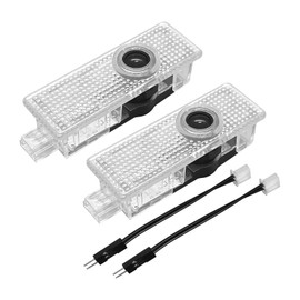 2 Pcs Car LED Door Lights Projector Car Logo Compatible with Range Rover Discovery 2010-2023, Projection Ghost Shadow Welcome Puddle Light Welcome Lamp Accessories