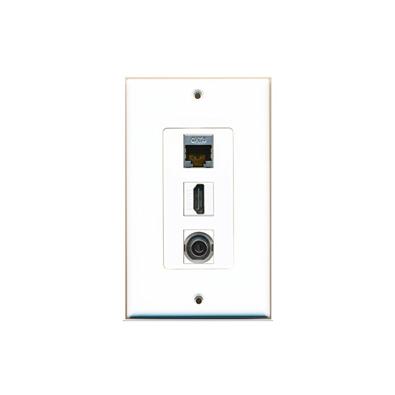 RiteAV - 1 Port HDMI 1 Shielded Cat6 Ethernet 1