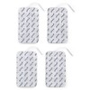 4 Extra Big Electrode-Pads for EMS-electrodstimulation Against Cellulite - axion